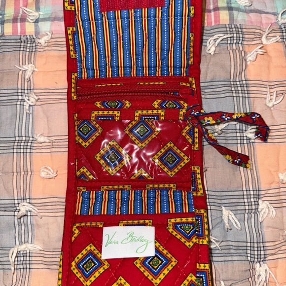 Vera Bradley Vintage Colorful Patterned Women's Wallet - Picture 2 of 9